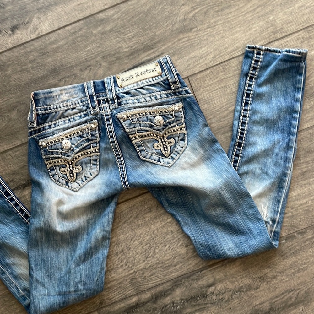Rock Revival jeans straight size 23 jeans